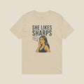 She Likes Sharps Organic Tee