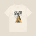 She Likes Sharps Organic Tee