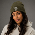 White Protect Your Peace Beanie
