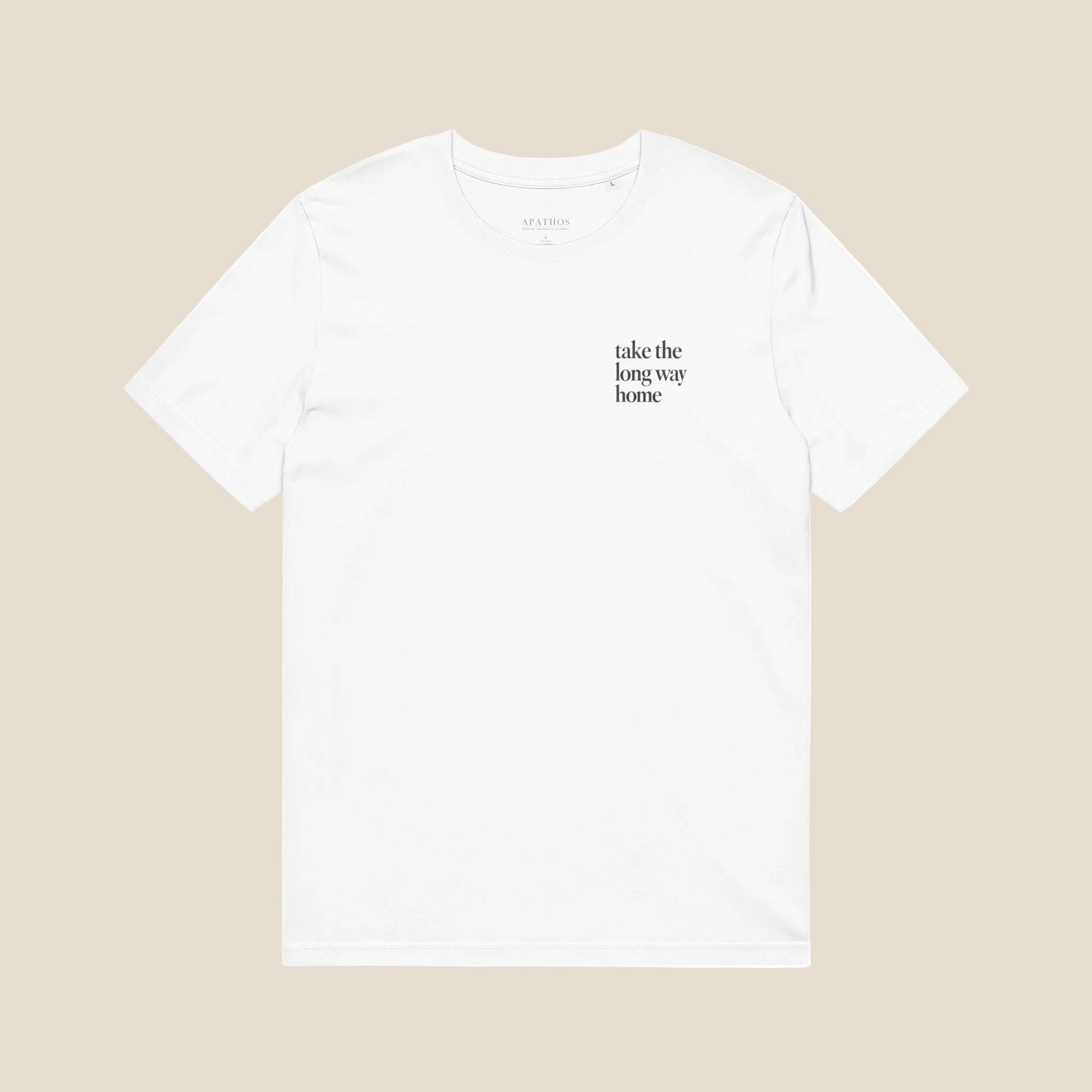 Take The Long Way Home Organic Tee