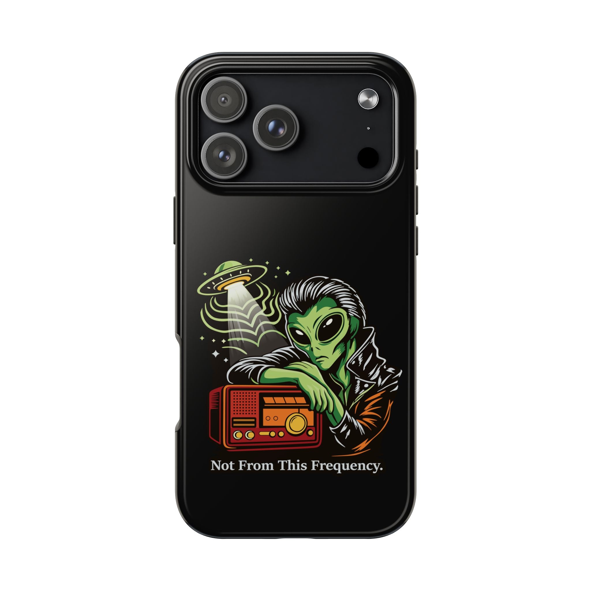 Not From This Frequency Phone Cases
