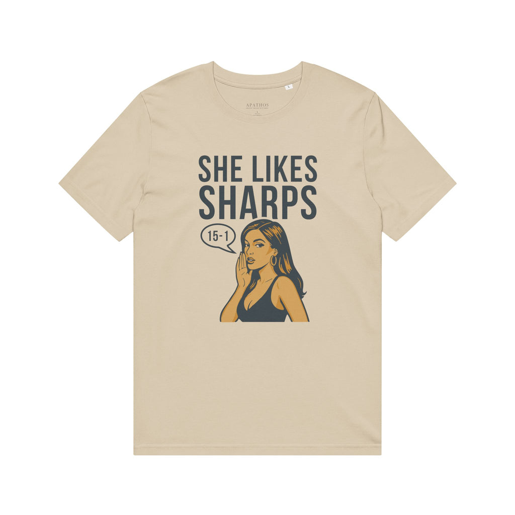She Likes Sharps Organic Tee