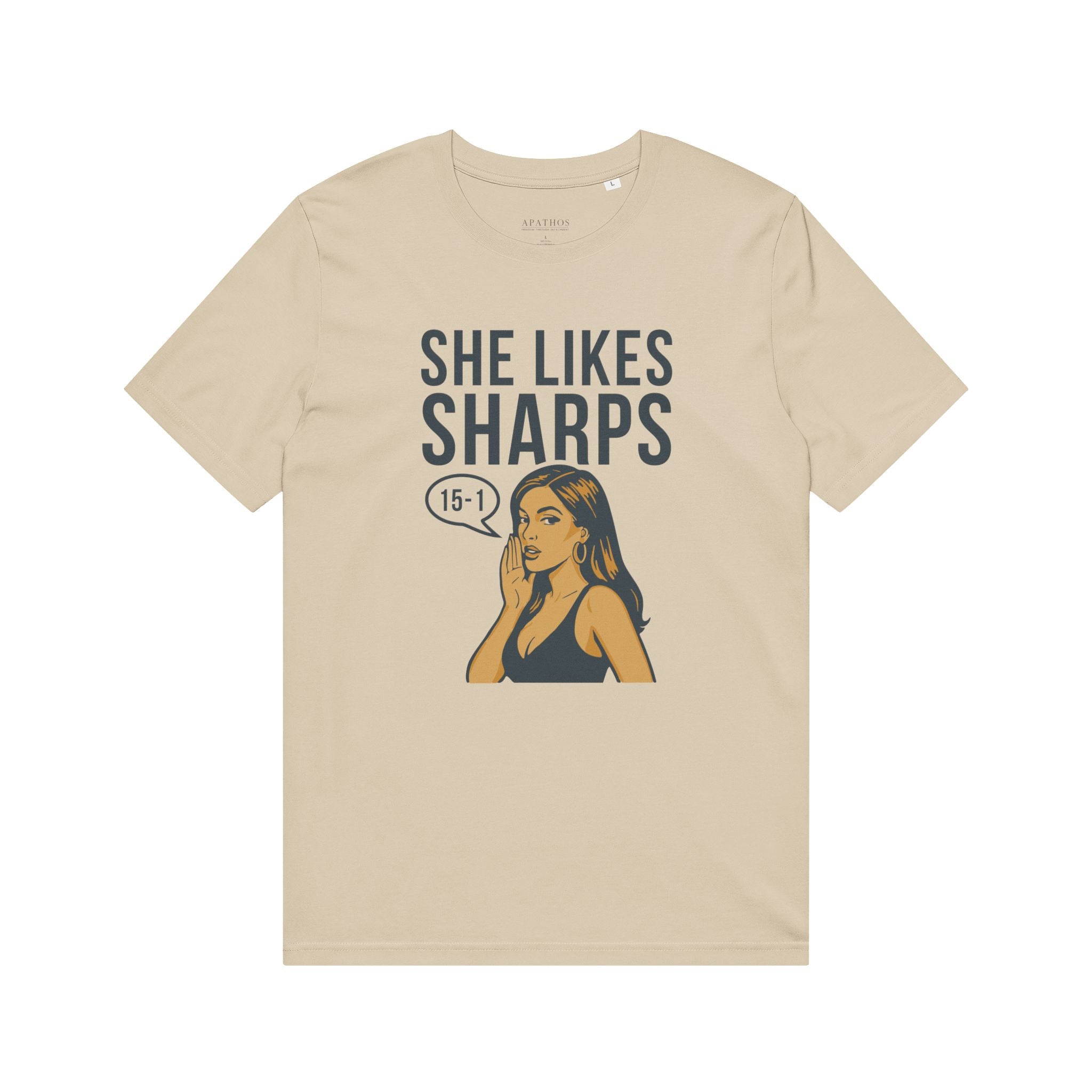 She Likes Sharps Organic Tee