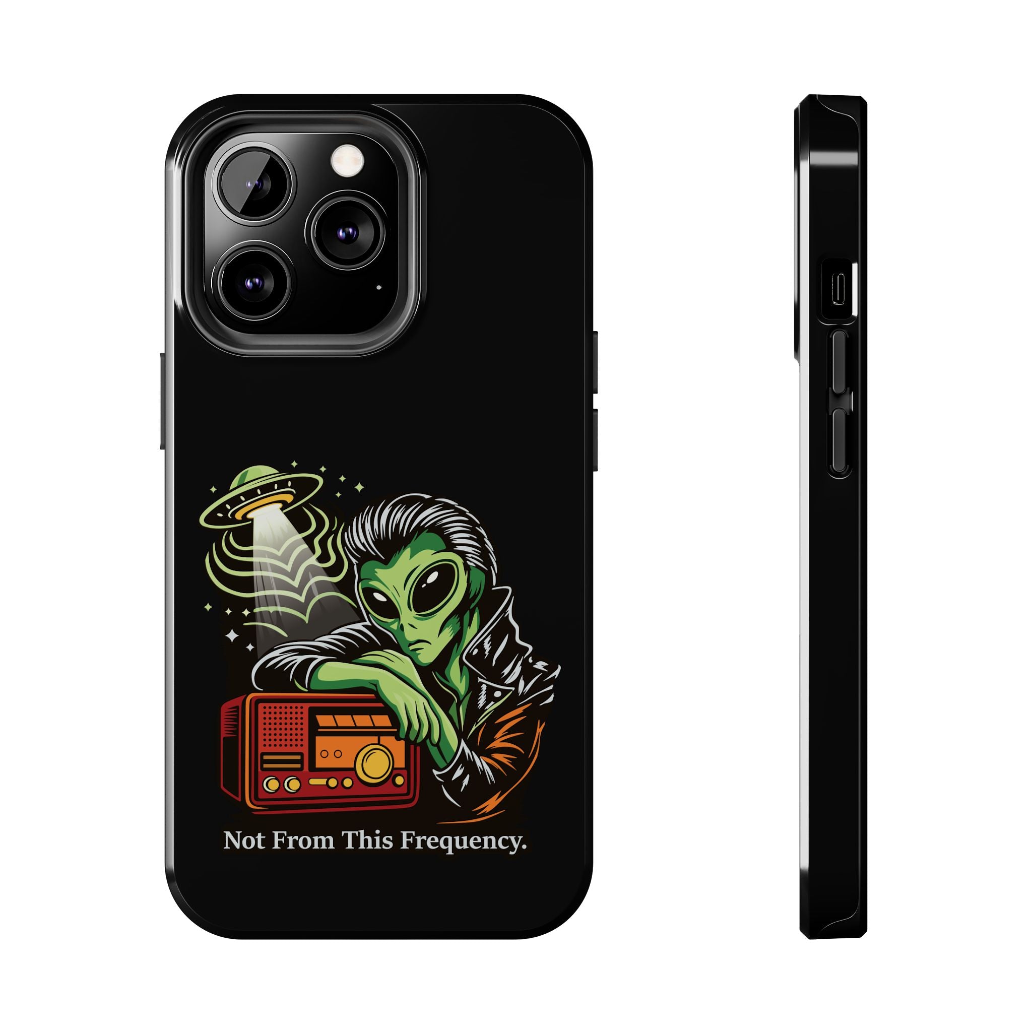 Not From This Frequency Phone Cases