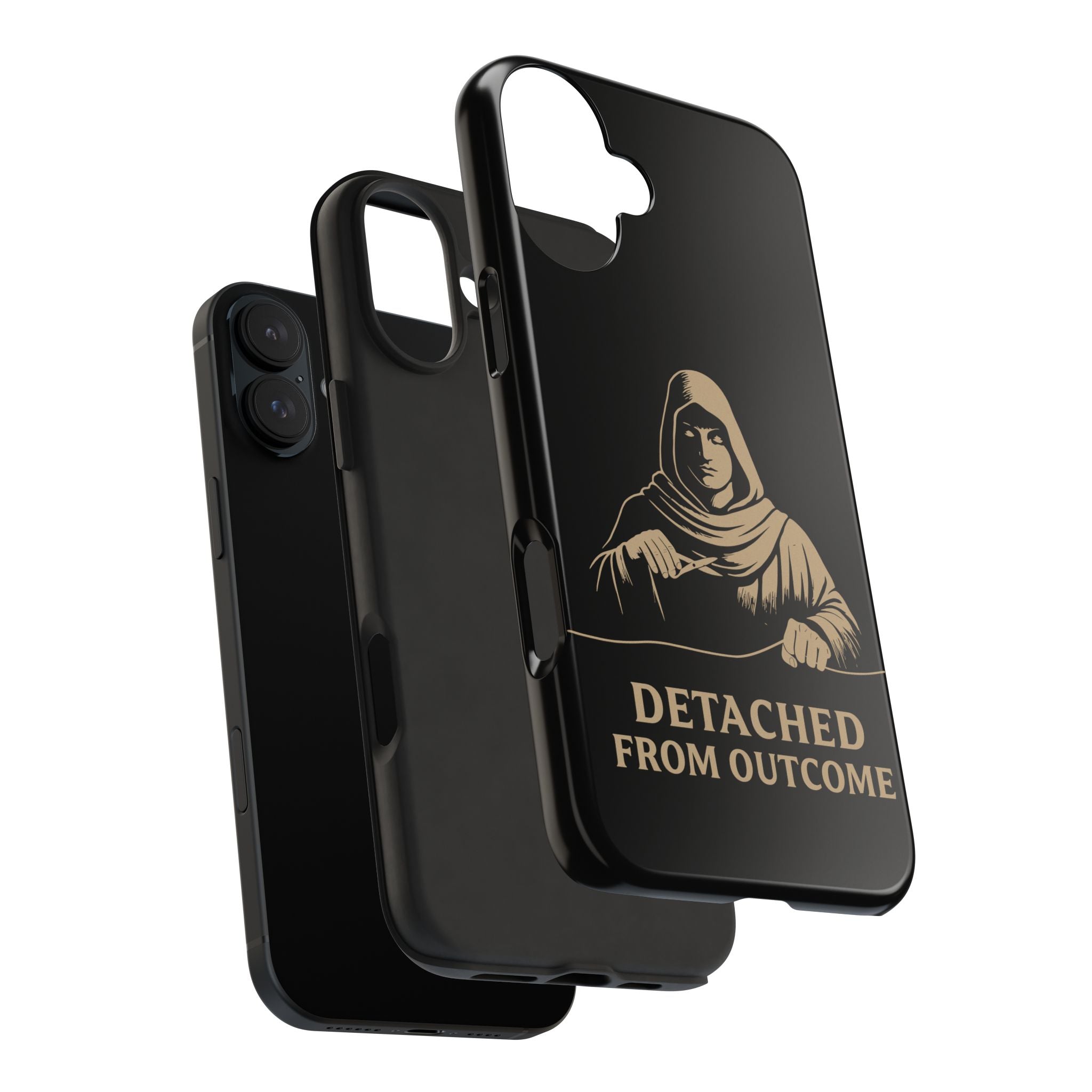 Detached From Outcome Phone Cases