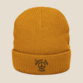 Black Protect Your Peace Logo Beanie