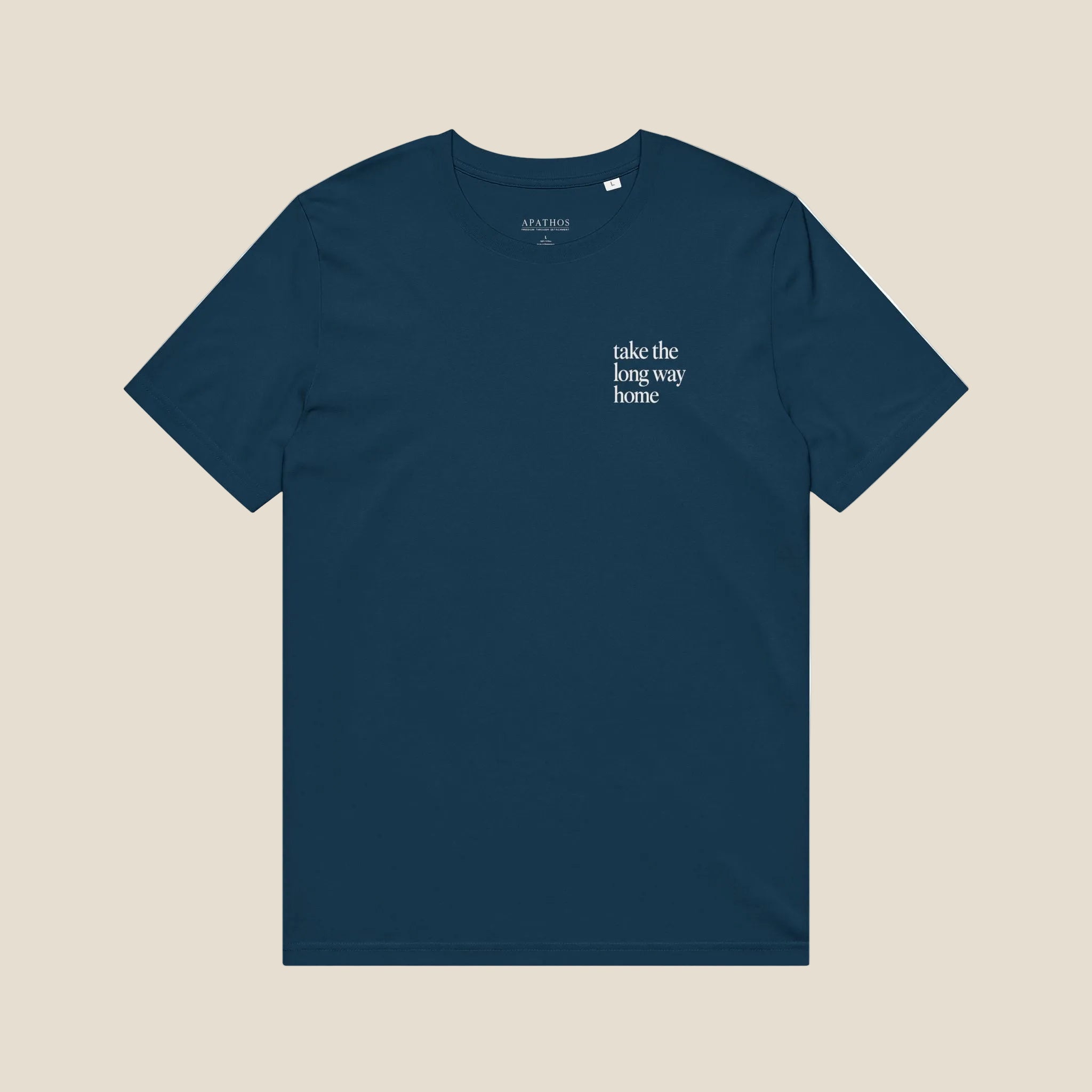 Take The Long Way Home Organic Tee