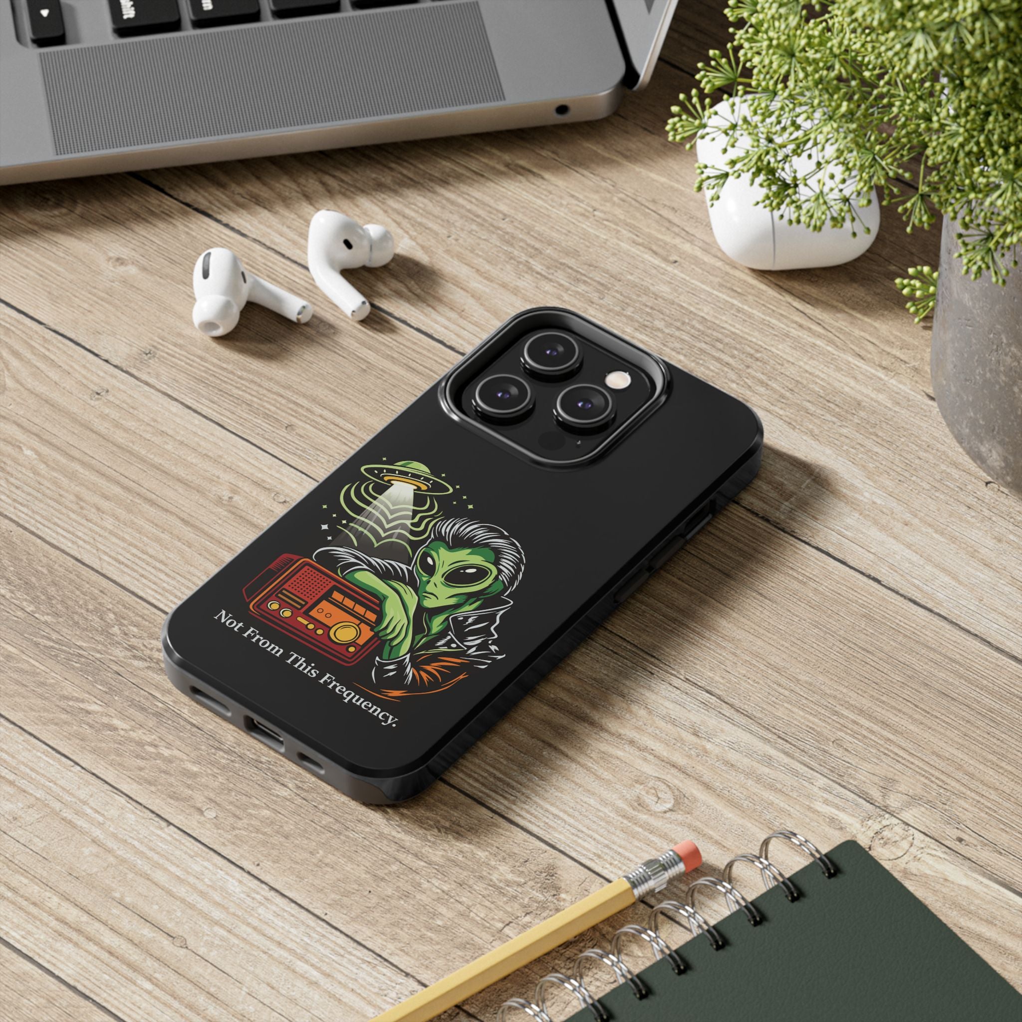 Not From This Frequency Phone Cases