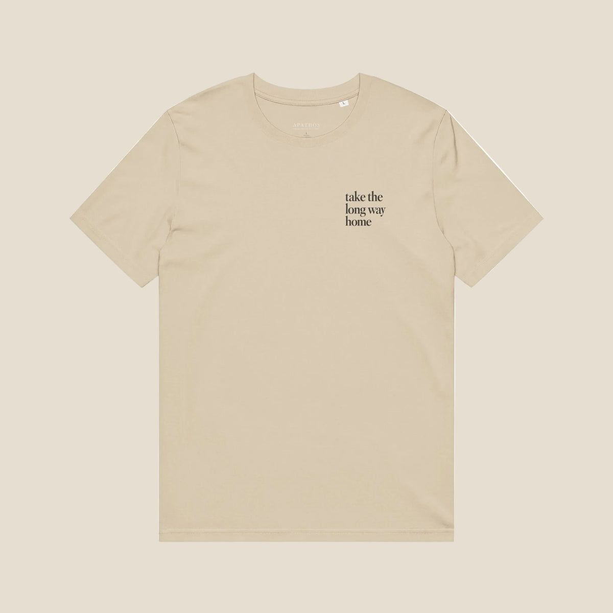 Take The Long Way Home Organic Tee