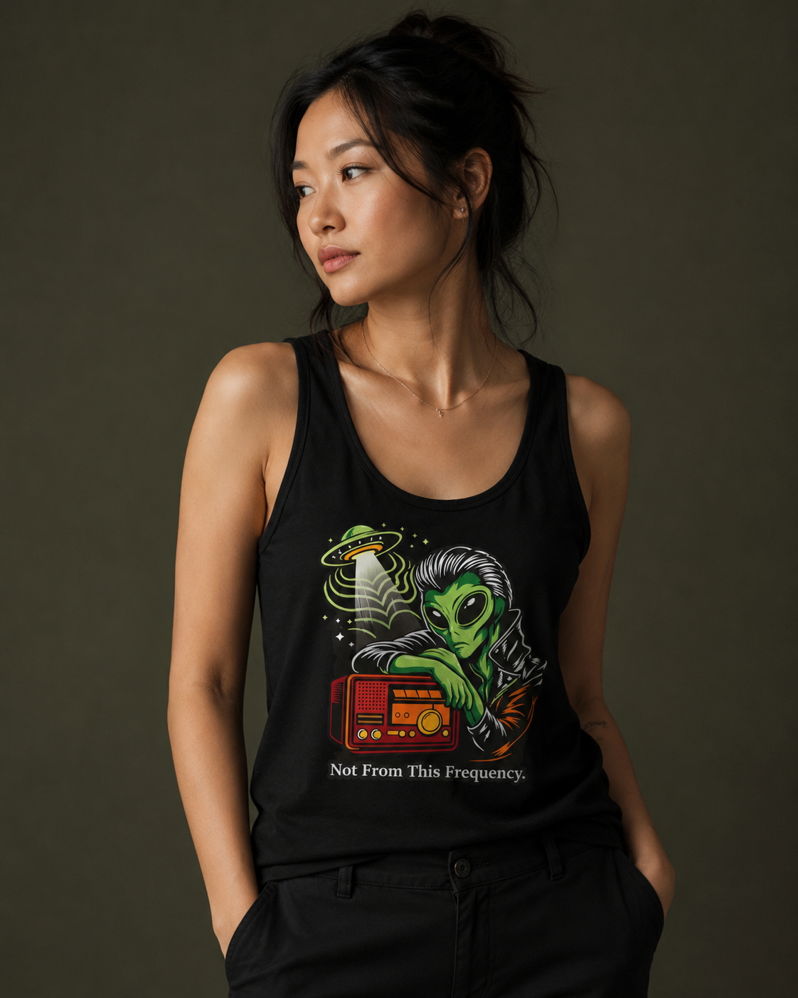 Not From This Frequency Tank Top