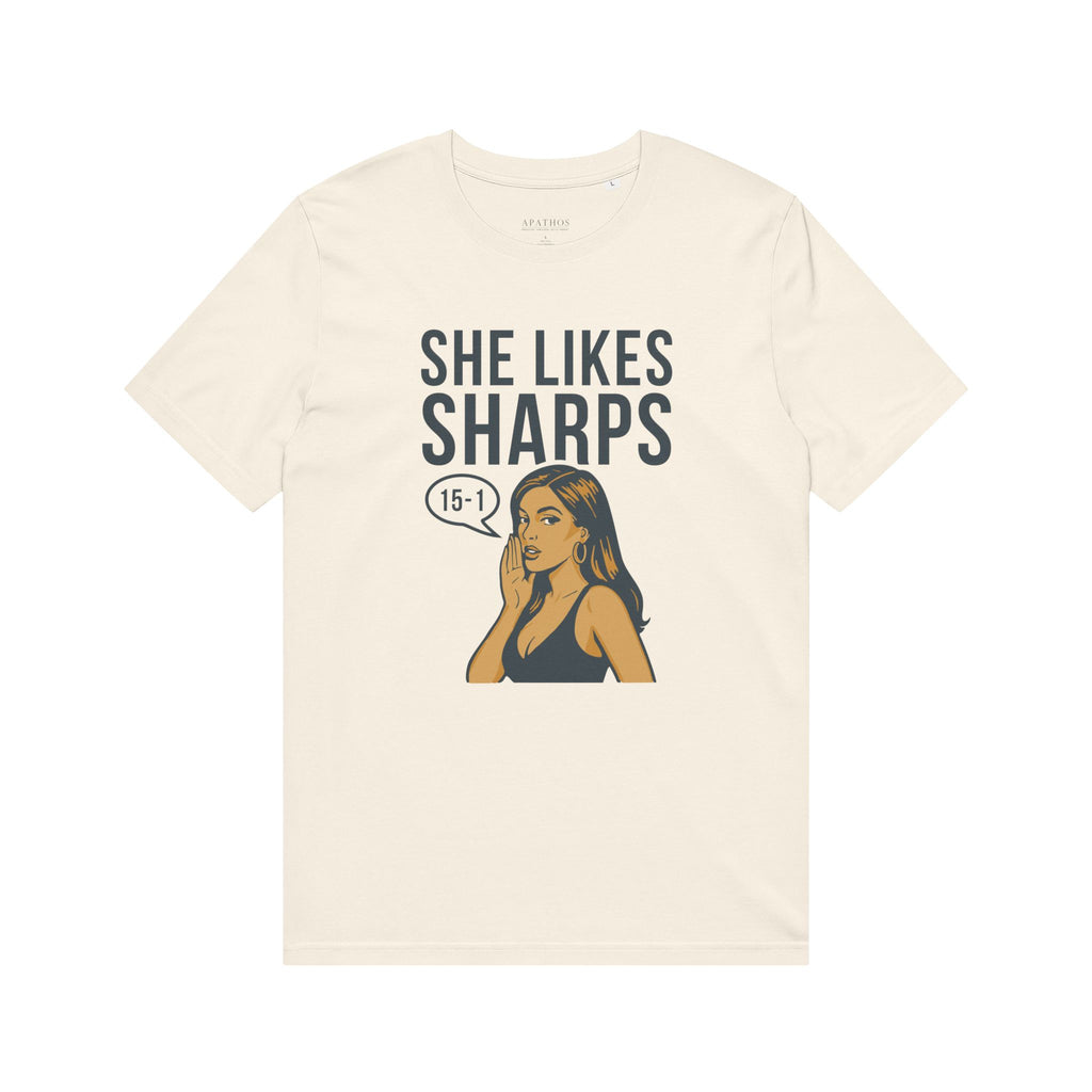 She Likes Sharps Organic Tee