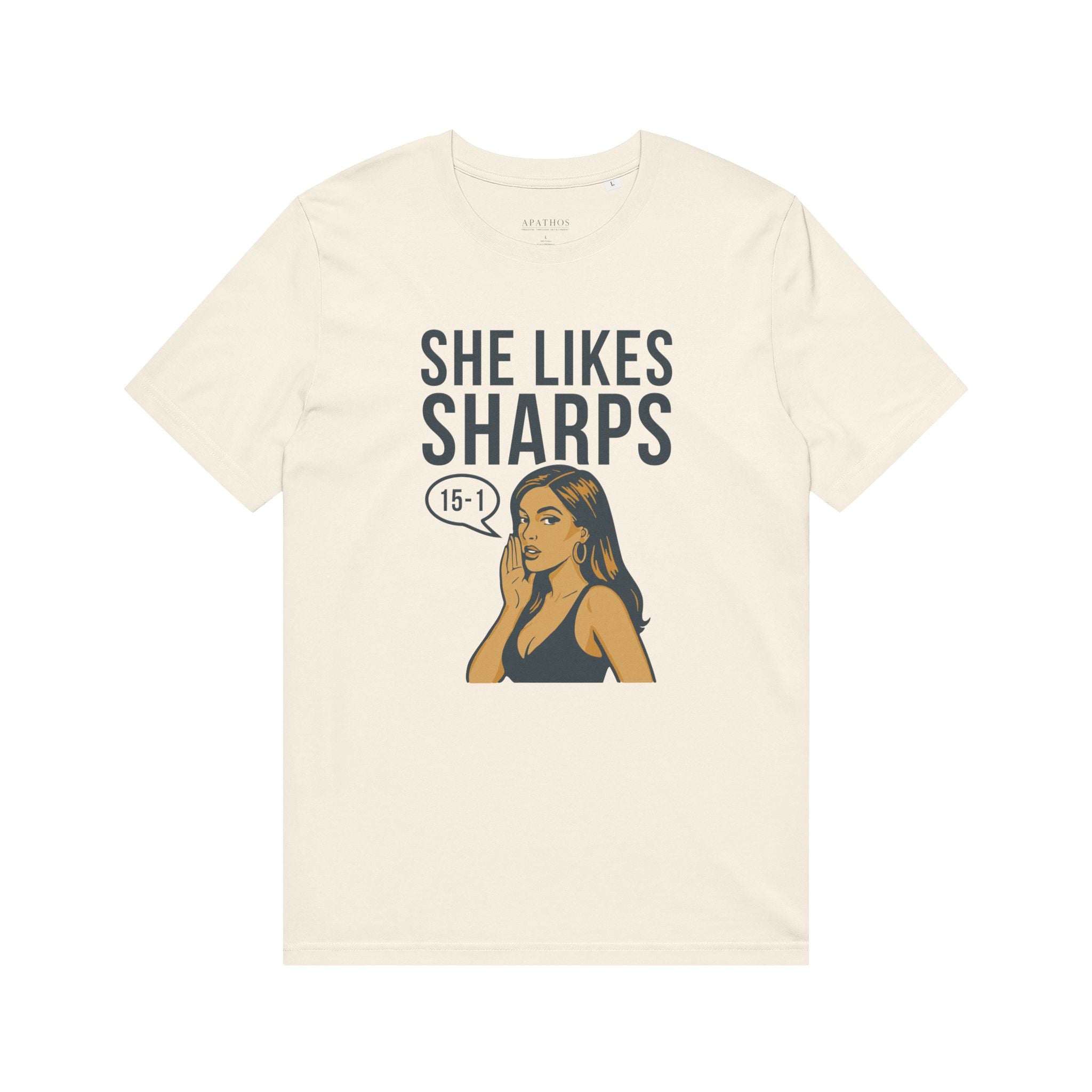 She Likes Sharps Organic Tee