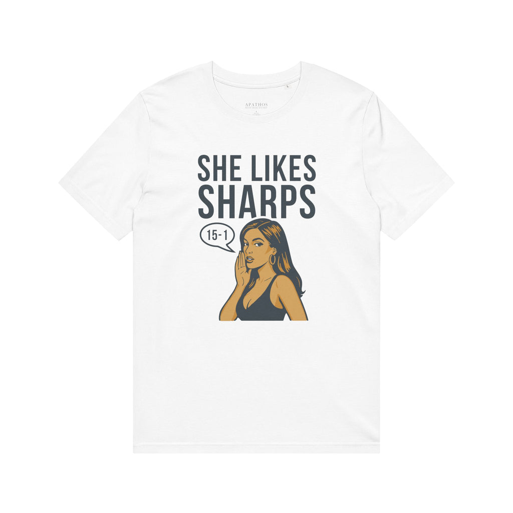 She Likes Sharps Organic Tee