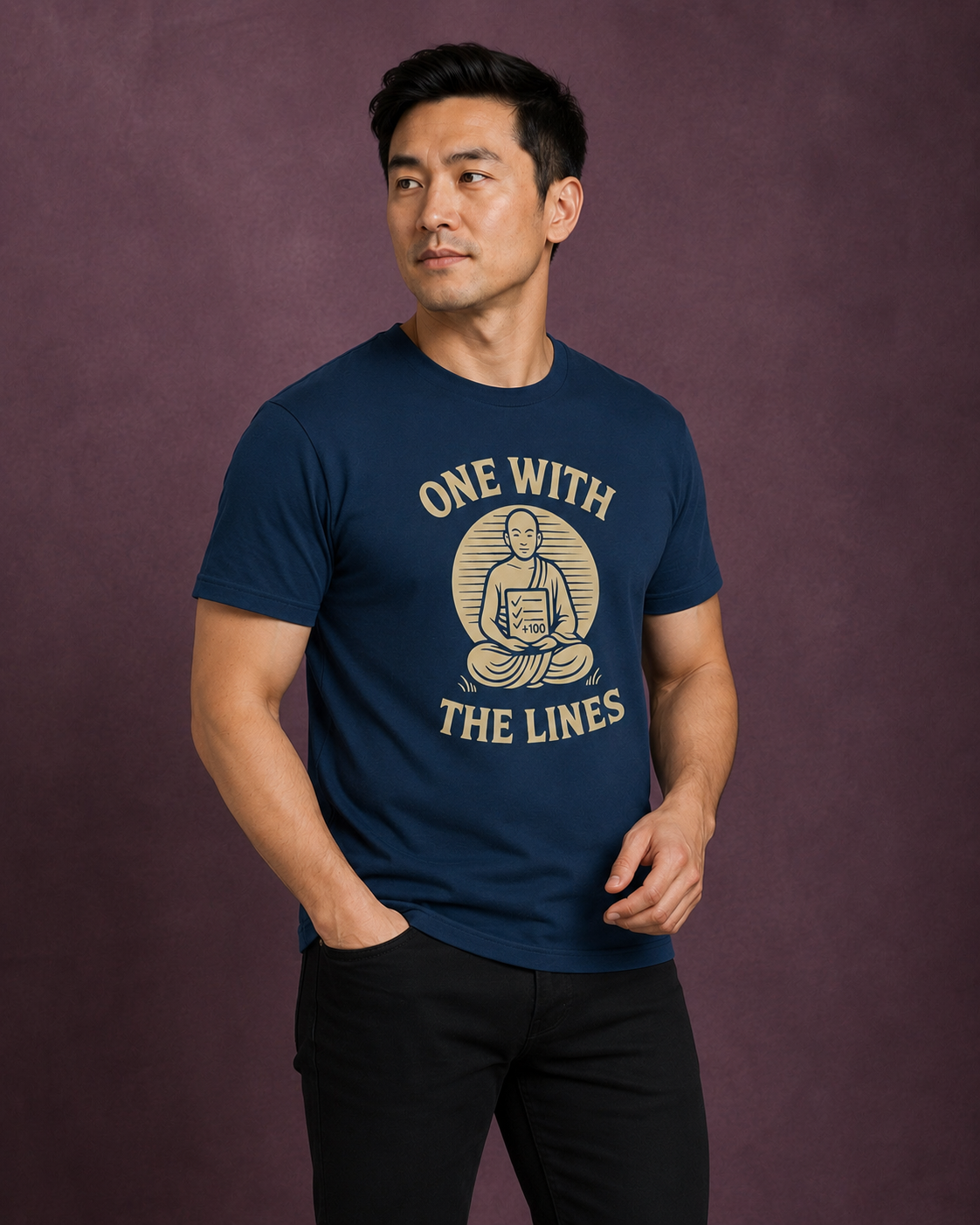 One With The Lines Organic Tee