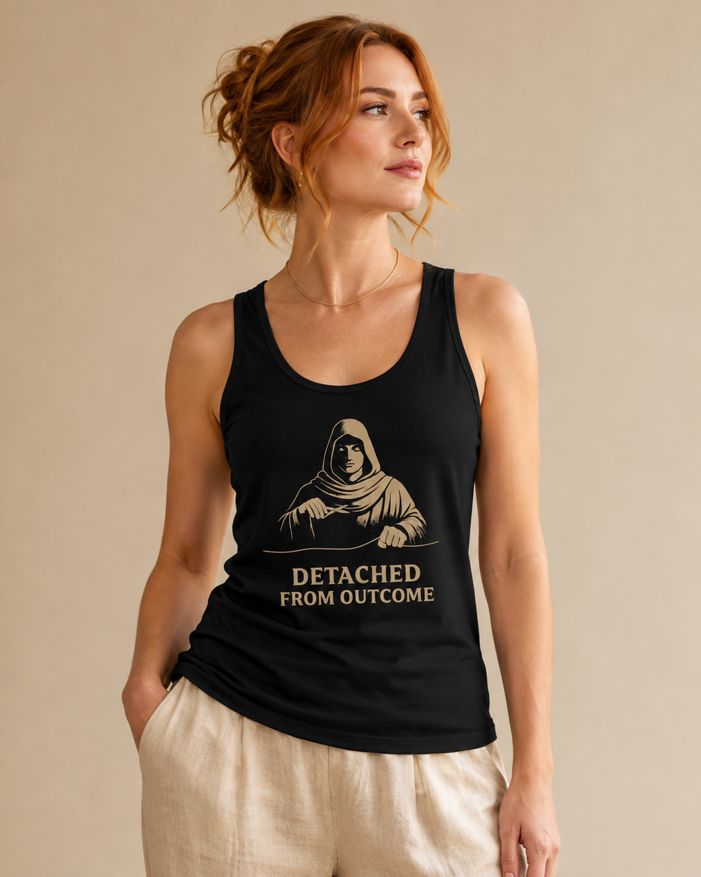 Detach From Outcome Tank Top