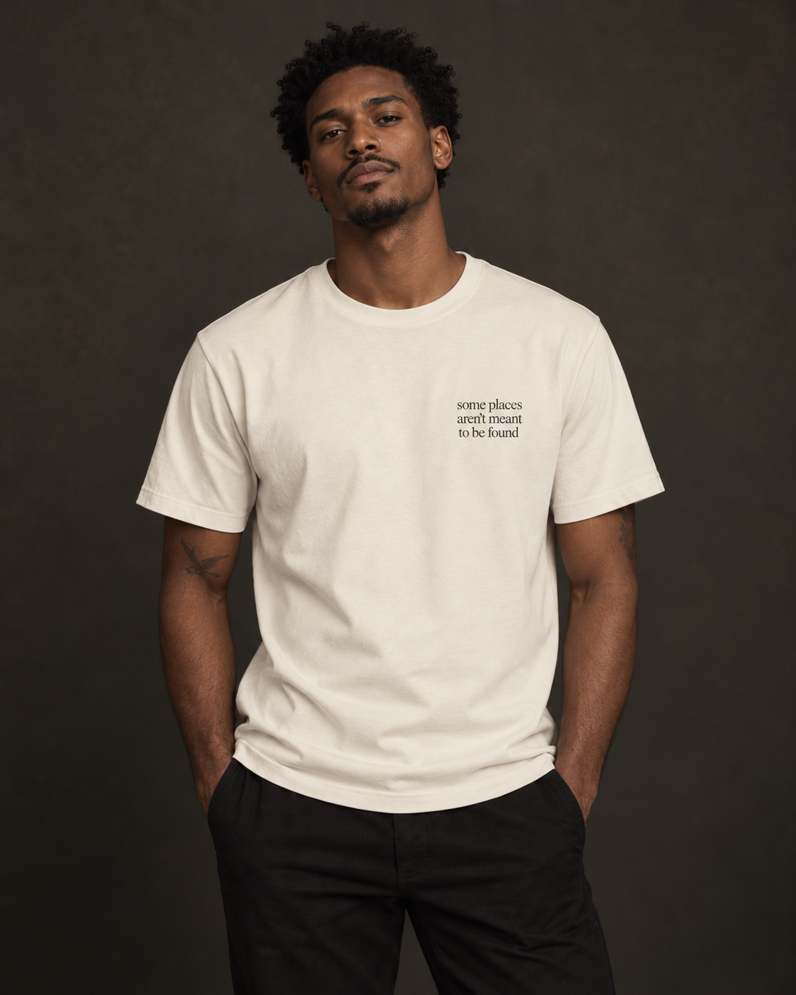 Some Places Aren't Meant To Be Found Organic Tee