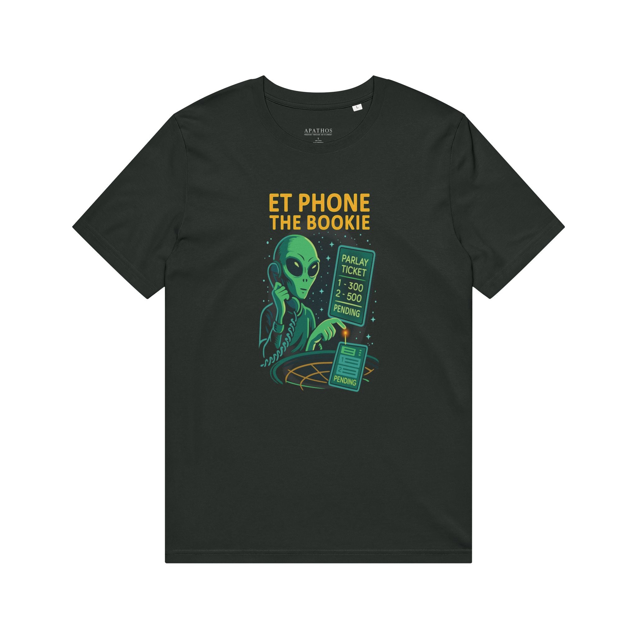 E.T. Phone The Bookie Organic Tee