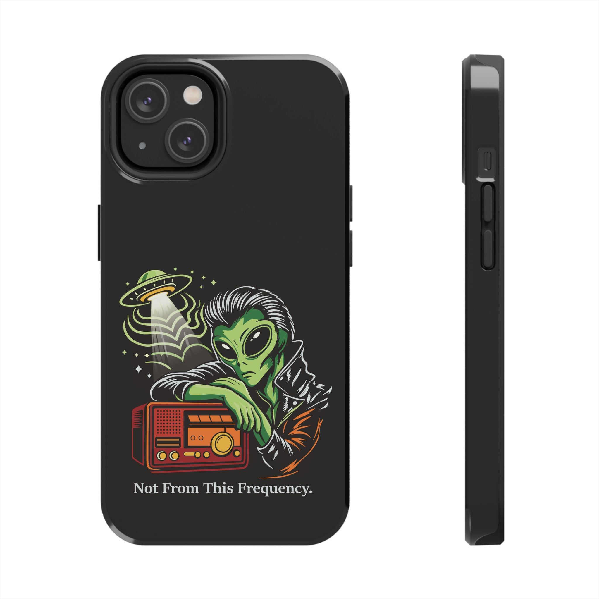 Not From This Frequency Phone Cases