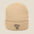 Black Protect Your Peace Logo Beanie