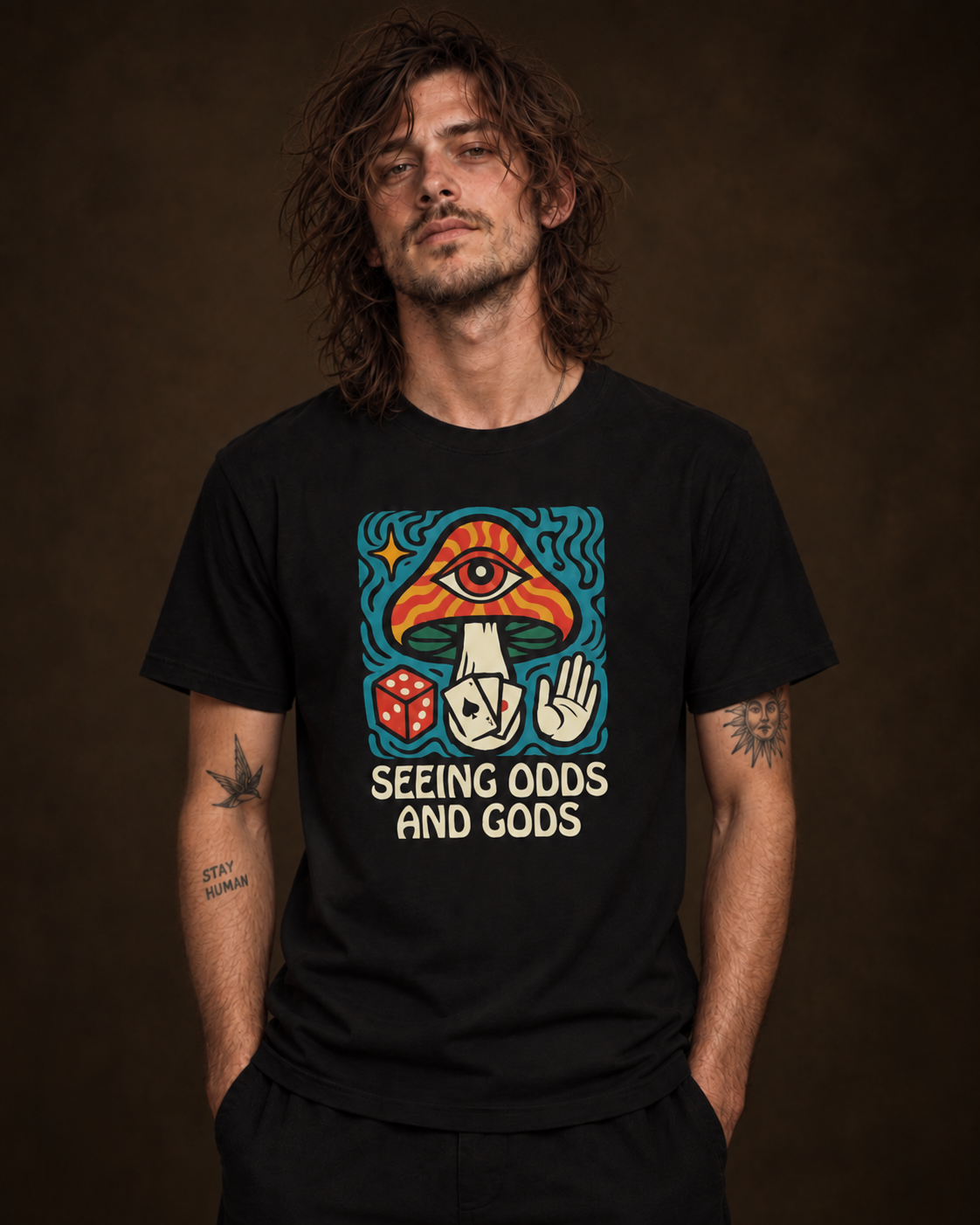 Seeing Odds and Gods Organic Tee