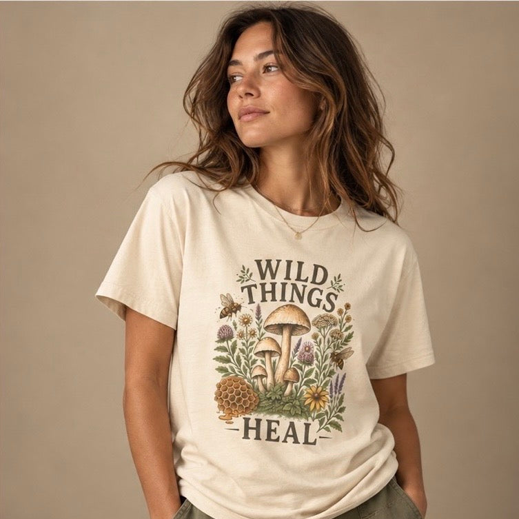 Wild Things Heal Organic Tee
